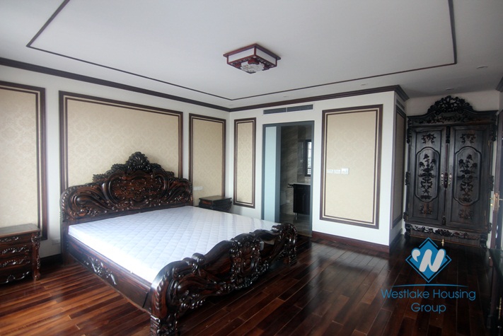 Large apartment in the topfloor with luxury design for rent in Tay Ho district
